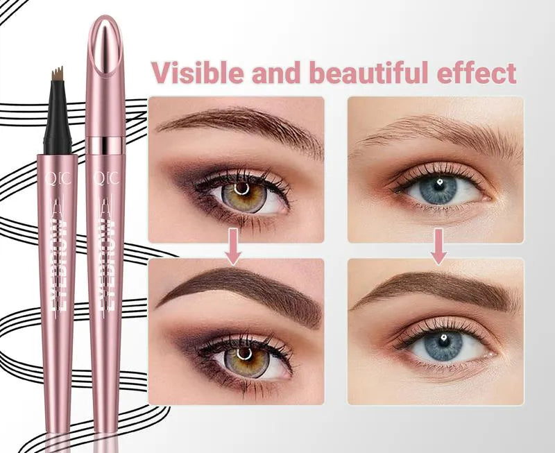 🖌️ ดินสอเขียนคิ้วหัวส้อมกันน้ำ – สร้างรูปคิ้วเป็นธรรมชาติและสมจริง