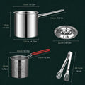 หม้อทอดสแตนเลสขนาดเล็ก – ทำขนมกรอบอร่อยเองได้ง่ายๆ